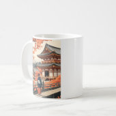 Kyoto Japan Reizen Herfst Tempel Gepersonaliseerd Koffiemok (Voorkant links)