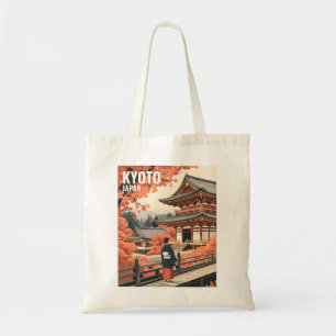 Kyoto Japan Reizen Herfst Tempel Gepersonaliseerd Tote Bag