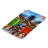 Kyoto Japan Reizen Magneet (Linkerzijde)