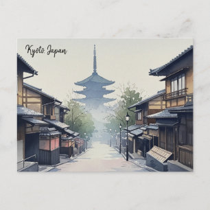 Kyoto Japan Reizen Yasaka Schrijn Briefkaart