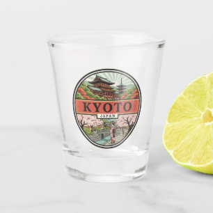 Kyoto Japan Reizen Yasaka Schrijn Shot Glas