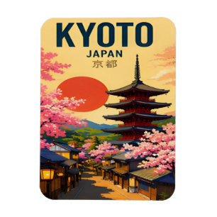 Kyoto Japan Tempels, Tuinen & Oude Hoofdstad  Magneet