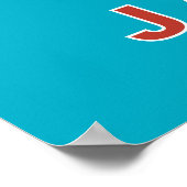 Kyoto Japan Torii Gate Art Minimalist Travel Poster (Hoek)