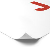 Kyoto Japan Torii Gate Art Minimalist Travel Poster (Hoek)