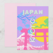 Kyoto Japan Travel Art Feestdagenkaart (Voorkant / Achterkant)