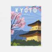 Kyoto Japan Travel  Art Fleece Deken (Voorkant)