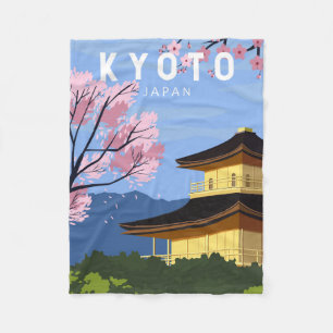 Kyoto Japan Travel  Art Fleece Deken