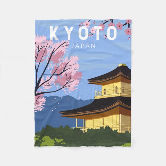 Kyoto Japan Travel  Art Fleece Deken (Voorkant)