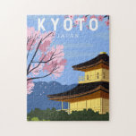 Kyoto Japan Travel  Art Legpuzzel<br><div class="desc">Kunstontwerp Kyoto-vector. Het is beroemd om zijn talrijke klassieke boeddhistische tempels,  tuinen,  keizerpaleizen,  shinto-krimpen en traditionele houten huizen.</div>