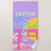 Kyoto Japan Travel Art Strandlaken (Voorkant)