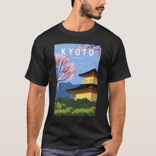 Kyoto Japan Travel  Art T-shirt (Voorkant)