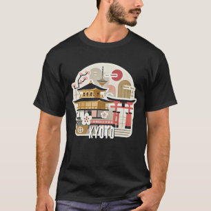 Kyoto Japan Travel Kinkatsuji Gouden Paviljoen T-shirt
