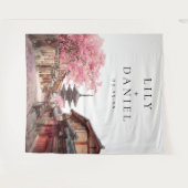 Kyoto Japan Wedding Photo Backdrop Wandkleed (Voorkant (horizontaal))