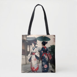 Kyoto Lente Wandel Kimono Boodschappentas Tote Bag
