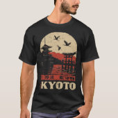 Kyoto Mist – Zen Cityscape Poster T-shirt (Voorkant)
