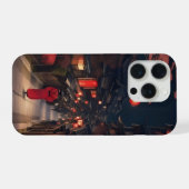 Kyoto Nachtlantaarn Wandel iPhone Hoesje 15 Pro Case (Achterkant horizontaal)