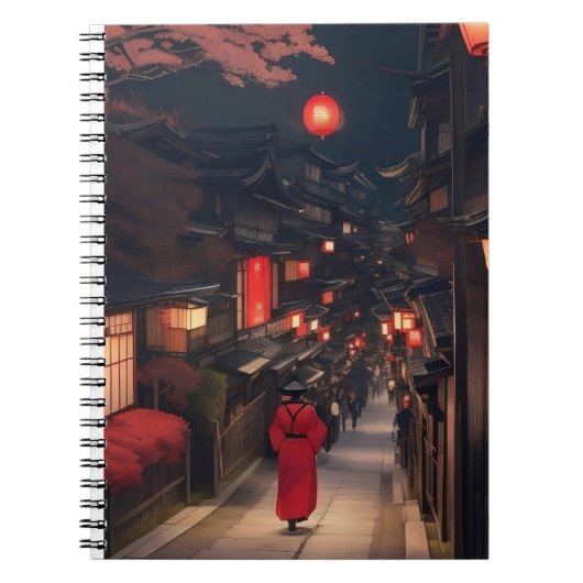 Kyoto Nachtlantaarns Notitieboek (Voorkant)
