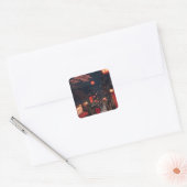 Kyoto Nachtlantaarns Sticker (Envelop)