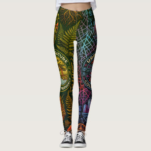 Kyoto Natuur vs Urban Tech Collectieve Naadloze  Leggings