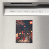Kyoto Night Lanterns Magnet (Insitu (Vaatwasser))