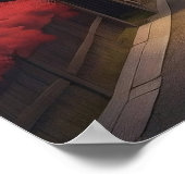 Kyoto Night Lanterns Poster (Hoek)