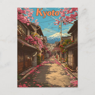 Kyoto oude stad briefkaart