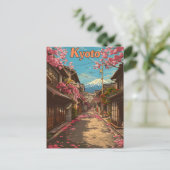 Kyoto oude stad briefkaart (Staand voorkant)