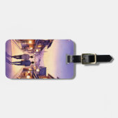 Kyoto vriendjes bij zonsondergang bagagelabel (Voorkant horizontaal)