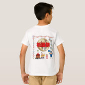 Kyoto Zomerstraling wit T-shirt (Achterkant volledig)