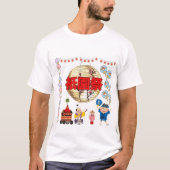 Kyoto Zomerstraling wit T-shirt (Voorkant)
