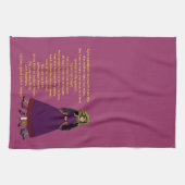 Kyra Sarakosti Lady Lent Lenten Kitchen Towel Theedoek (Horizontaal)