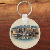Kyrenia, Cyprus: Harbour Sleutelhanger (Voorkant)