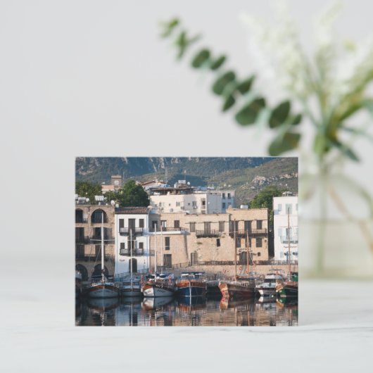 Kyrenia Oude Haven Noord-Cyprus Briefkaart (Staand voorkant)