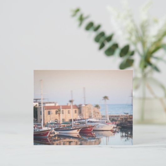 Kyrenia Oude Haven Noord-Cyprus Briefkaart (Staand voorkant)