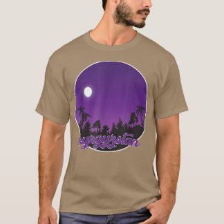 kyrgyzstan By night with Palms T-shirt