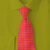 Kyrgyzstan Flag Brick Pattern Stropdas