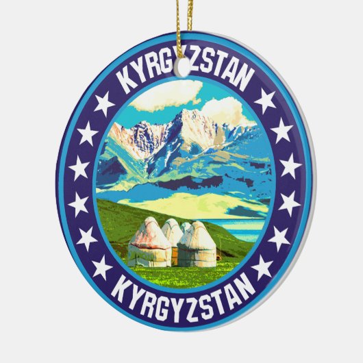 Kyrgyzstan Keramisch Ornament (Links)