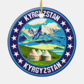 Kyrgyzstan Keramisch Ornament (Achterkant)