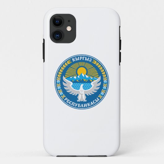 Kyrgyzstan landswapen symbool embleem vlag Case-Mate iPhone case (Achterkant)