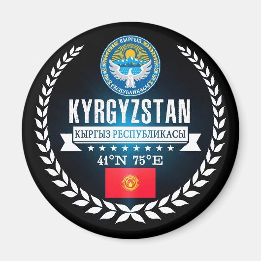 Kyrgyzstan Magneet (Voorkant)