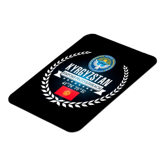 Kyrgyzstan Magneet (Linkerzijde)