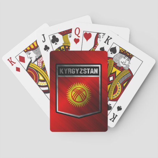 Kyrgyzstan Pokerkaarten (Achterkant)