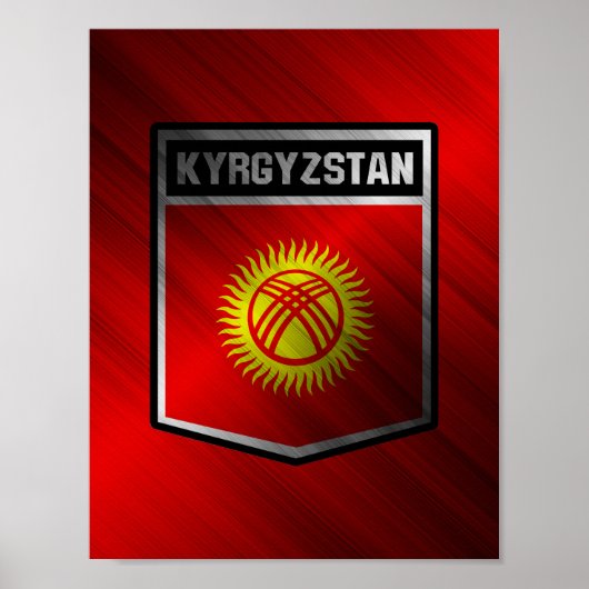 Kyrgyzstan Poster (Voorkant)