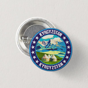 Kyrgyzstan Ronde Button 3,2 Cm