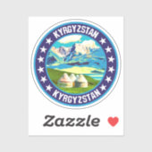 Kyrgyzstan Sticker (Vel)