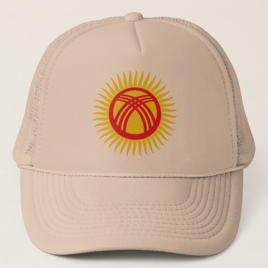    Kyrgyzstantunduk, Letland Trucker Pet (Voorkant)