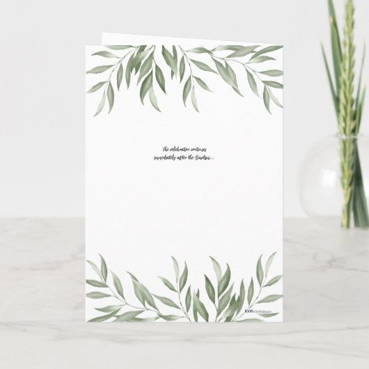 Kyriakos Grieks-orthodox kerkdoopprogramma Programma (Achterkant)