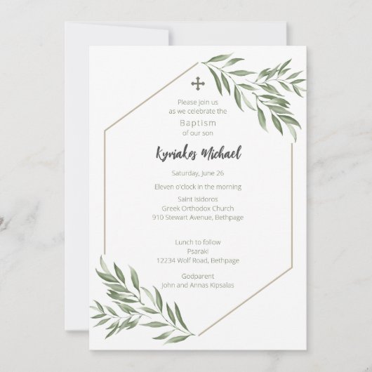 Kyriakos Kaart (Voorkant)