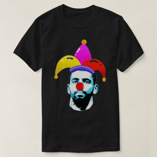Kyrie Clown Kyrie Irving Clown Match retro TShirt (Design voorkant)
