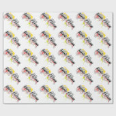 Kyrie Eleison Religious Phrase Stylized Text Cadeaupapier (Vlak)